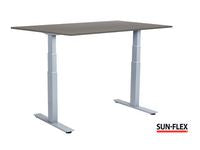 Bord SUN-FLEX VI höj/sänk 120x80 grå/grå - Primmeshiper