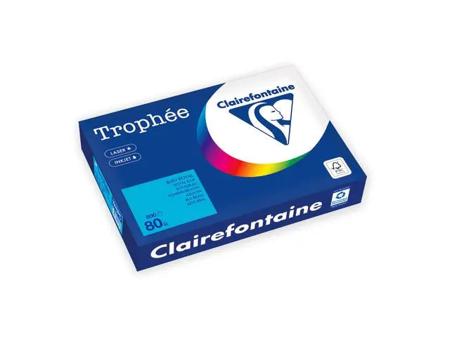 Kop.ppr TROPHEÉ A4 80g oh aquablå 500/fp - Primmeshiper