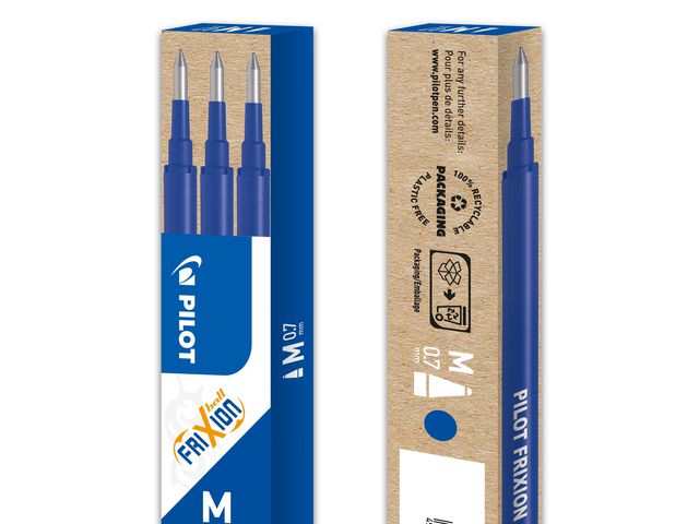 Refill PILOT Frixion 0,7mm blÄ 3/fp - Primmeshiper