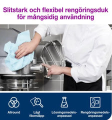 Rengöringsduk TORK Pre W1/2/3 turkos - Primmeshiper
