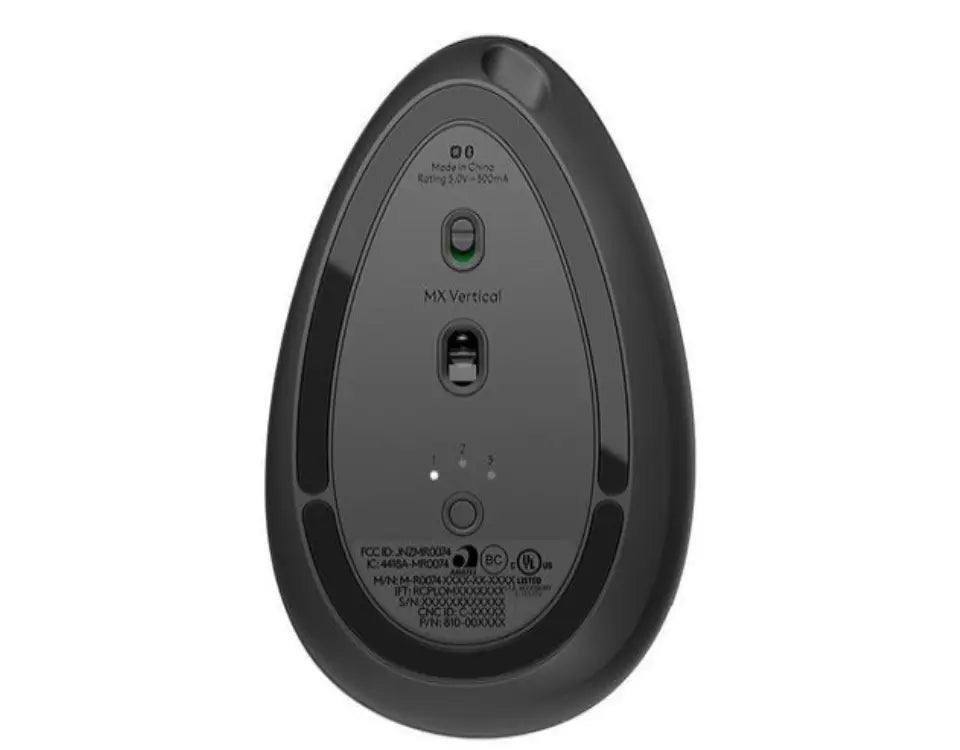 Mus LOGITECH MX Vertical Ergonomic svart - Primmeshiper