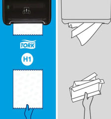 Handduk TORK Adv H1 blÄ 6/fp - Primmeshiper
