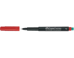 MÀrkpenna VF FABER CASTELL fine röd - Primmeshiper