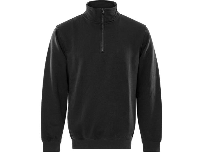 Sweatshirt halfzip FRISTADS 1737 sv L Primmeshiper
