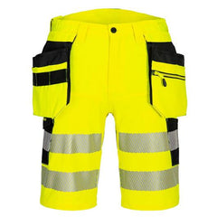 Hantwerksshorts DX446 geel waarschuwing kl2 c46
