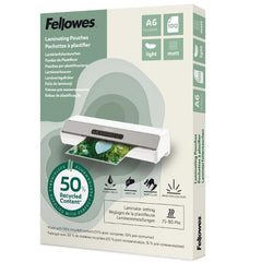 Laminat FELLOWES A6 75-80mic matt 100/fp