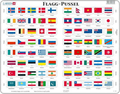 Pussel Flaggpussel 80 bitar