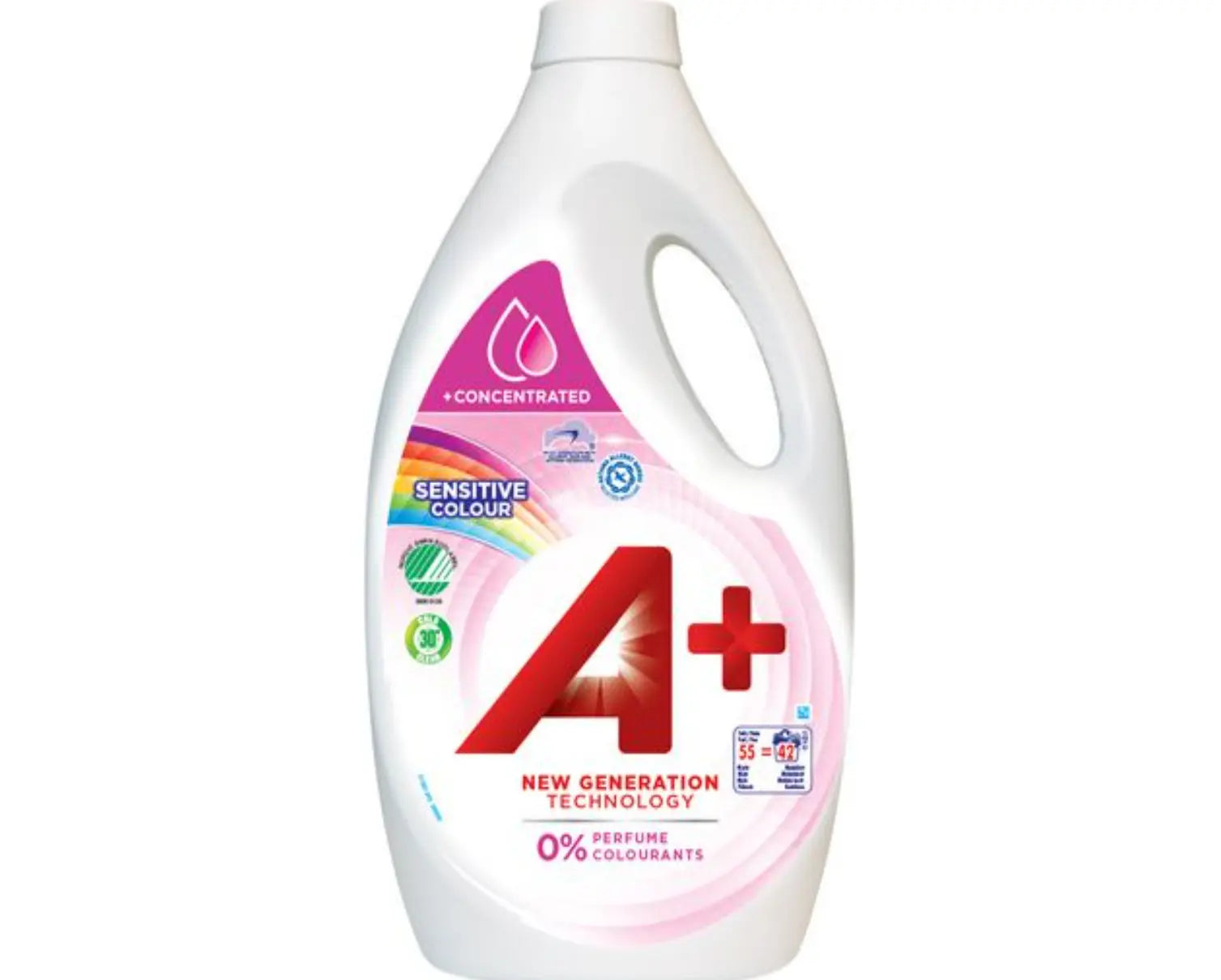 Tvättmedel A+ Sensitive Color 2,2L - Primmeshiper