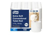 Toalettpapper TORK Pre T4 4-lag 42/KRT - Primmeshiper
