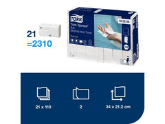 Handduk TORK Pre H2 Xpress 2310/fp - Primmeshiper