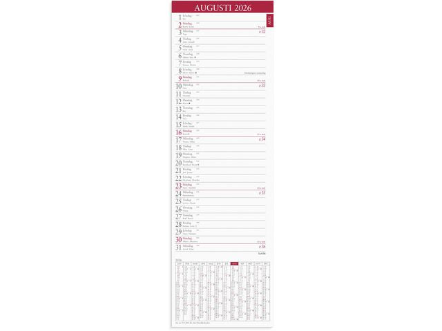 Stor Bordskalender 2026 Primmeshiper