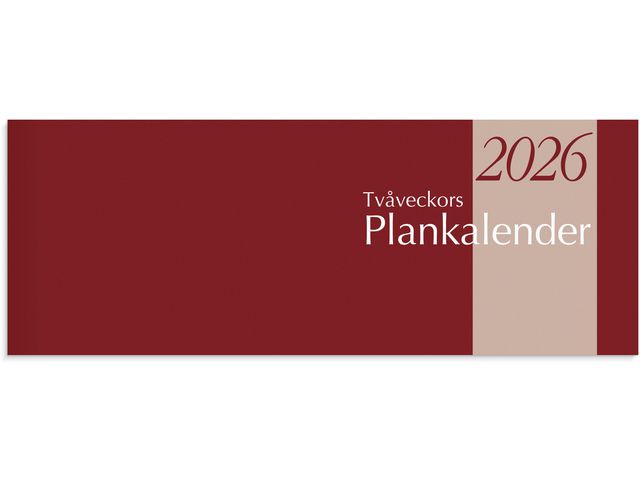 Tvåveckors Plankalender 2026 Primmeshiper