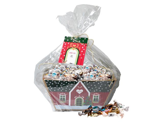 Godis Presentkorg Pralin & Kolamix 3 kg