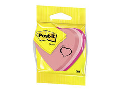 Notes POST-IT hjärta 2007H 3 färger - Primmeshiper