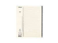 Pappregister Servo System A4+ 1-31 grå - Primmeshiper