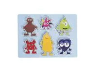 Babblarna Formpussel 6 figurer - Primmeshiper