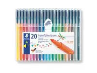 Fineliner STAEDTLER Triplus 1,0mm 20/fp - Primmeshiper