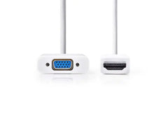 Adapter NEDIS HDMI-VGA/3,5mm 0,2m vit - Primmeshiper