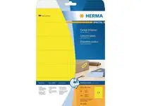 Etikett HERMA 105x42,3mm gul 280/fp - Primmeshiper