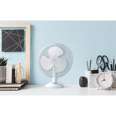 Bordventilator NEDIS 40 cm 45W kunststof wit