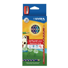 Kleurpotlood LYRA Groove Slim 12/stuk