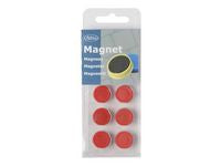 Magnetknappar ACTUAL 16mm röd 10/fp - Primmeshiper