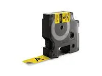 Tape Rhino flex nylon 19mm svart på gul Primmeshiper