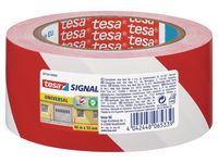 Golvmarkering TESA Sign.50mmx66m röd/vit - Primmeshiper