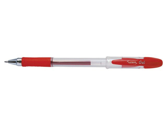 Gelpenna LYRECO PREMIUM grip 0,7mm röd - Primmeshiper