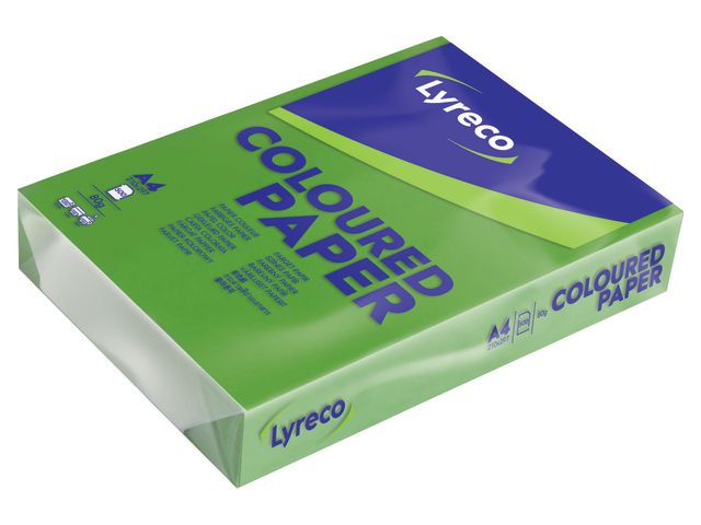 Kop.ppr LYRECO A4 80g oh lövgrönt 500/fp - Primmeshiper