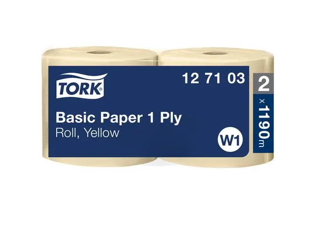 Industritork TORK Uni W1 gul 2/fp - Primmeshiper