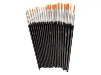 Syntetpenselset flata 20/fp - Primmeshiper