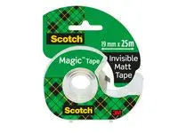 Dokumenttejp SCOTCH m hållare 19mmx25m - Primmeshiper