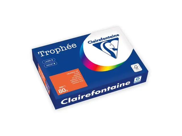 Kop.ppr TROPHEÉ A4 80g oh brandgul 500/F - Primmeshiper