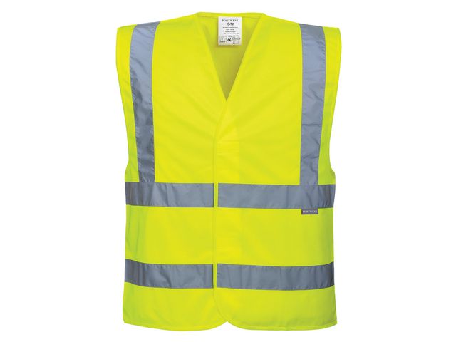 Portwest Hivis väst kl 2 gul L/XL - Primmeshiper
