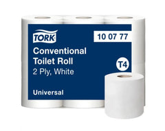 Toalettpapper TORK Uni T4 2-lag 6/fp - Primmeshiper