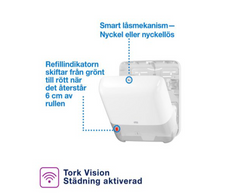 Dispenser TORK H1 MATIC vit - Primmeshiper